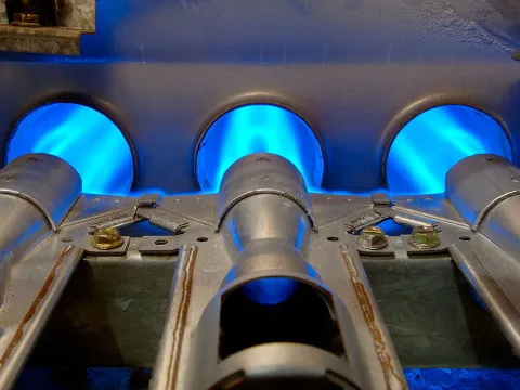 Image of a gas furnace.
